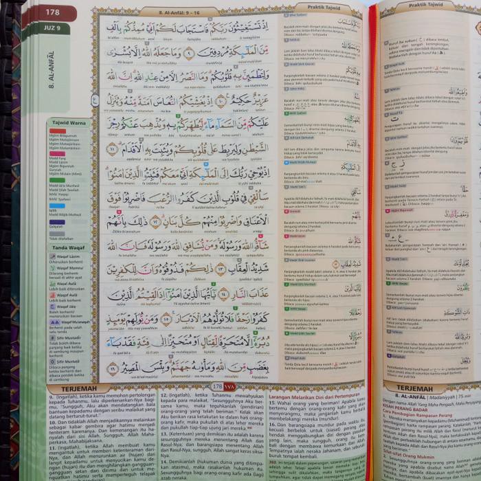 ( Buku ) Al Quran Tartil Cordoba Uk A4, Alquran Tajwid At Tartil Terjemah Latin