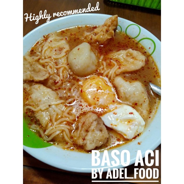 baso Aci Pemalang, boci tulangrangu, boci suwir ayam, boci telur puyuh