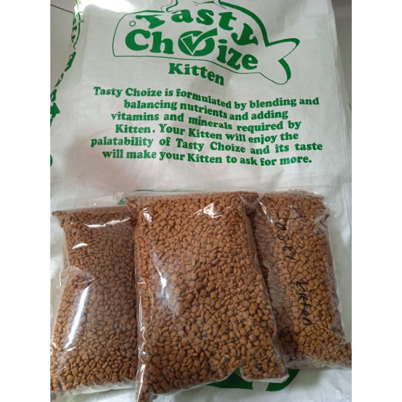 tasty choize kitten 20kg - cat food makanan kucing grab gojek only