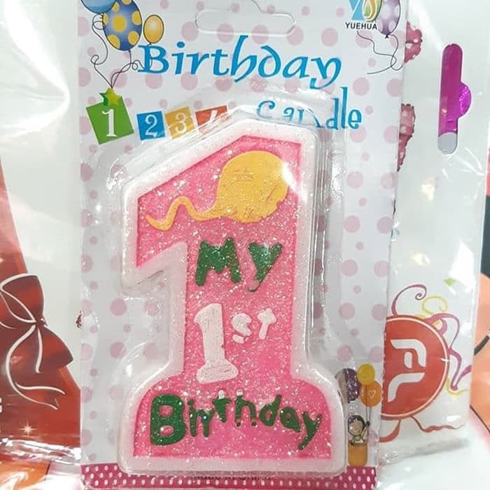 Lilin Angka 1st Bday