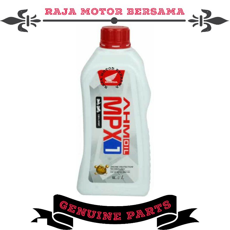 Oli AHM MPX 1 MPX1 1.2 1200 liter honda AHM Oil  MPX 1 1200ML 4TAK