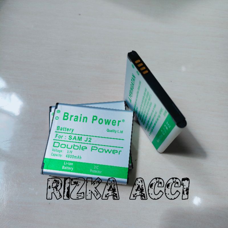 Baterai Batre Samsung J2 2015 J200 G360 J2 Lama Brain Power Battery Hp