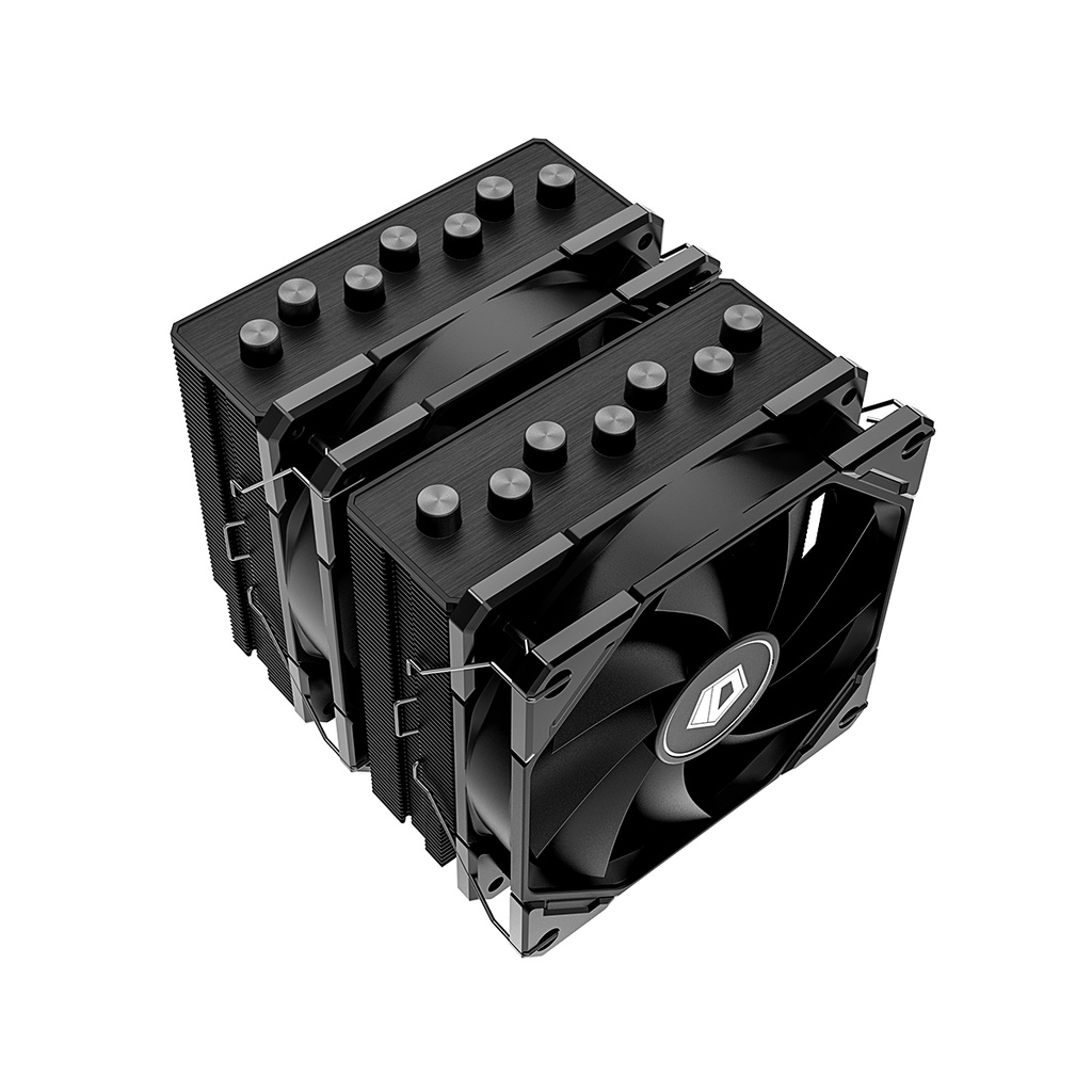 ID-COOLING SE-207-XT ADVANCED BLACK | Twin Tower 120mm CPU Cooler