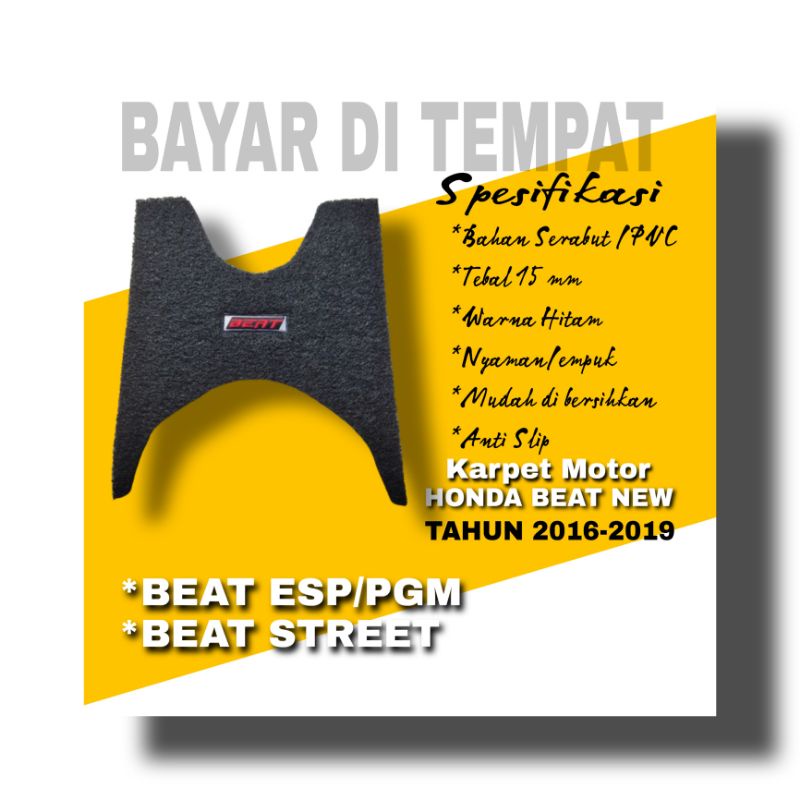 karpet motor bet new 2017-2019/karpet beat esp/karpet beat street 2018/karpet bihun original