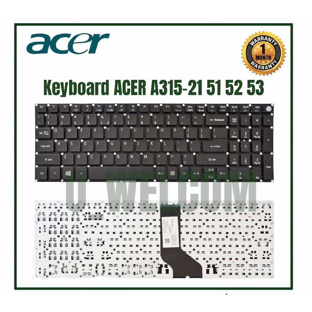 Keyboard Acer Aspire 3 A315-21 A315-51 A315-52 A315-53 Aspire 5 A515-41 A315-41
