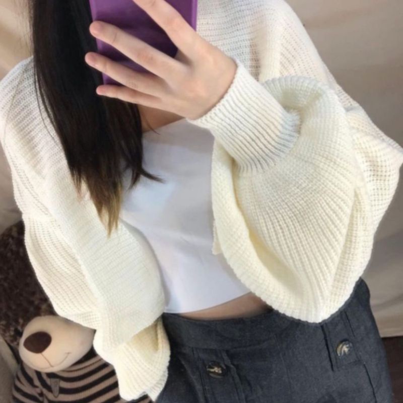 M FESYEN | YUKI CARDIGAN OVERSIZE KNIT RAJUT PREMIUM HIGH QUALITY KOREAN STYLE | Cardigan Oversize K