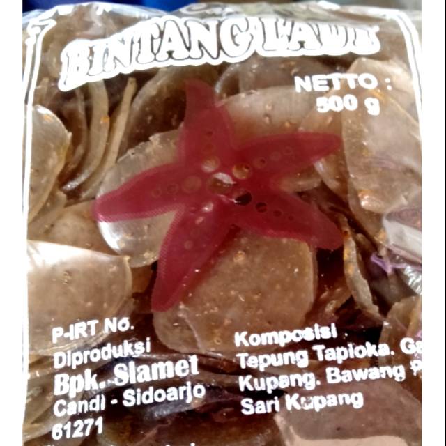 

Krupuk KUPANG "Bintang Laut