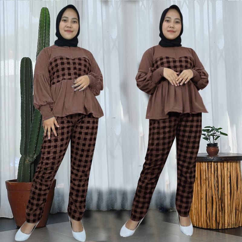 SET MONA KOTAK BUSUI/ SETELAN WANITA BUSUI / SET MUSLIM GOOD QUALITY