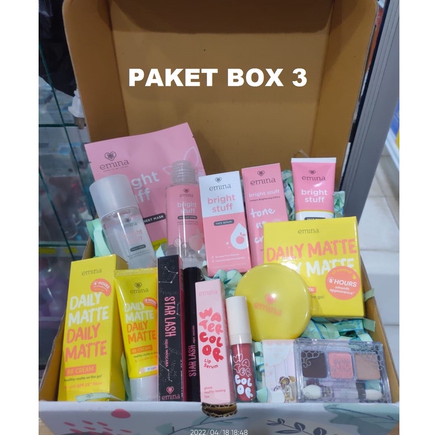Emina Paket Make Up/Paket Untuk Seserahan/Paket Hantaran