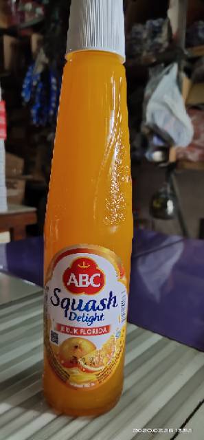 SIRUP ABC /SYRUP SQUASH ORANGE, SATU DUS 12 BTL.SAMEDAY/INSTANT