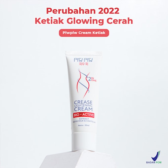 Piw Piw Lightening Cream &amp; Shin Khurim Pencerah Ketiak Dan Selangkangan Ampuh Permanen Original Bpom