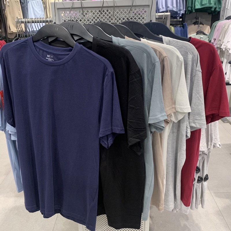 Kaos cowo h&m original best seller murah