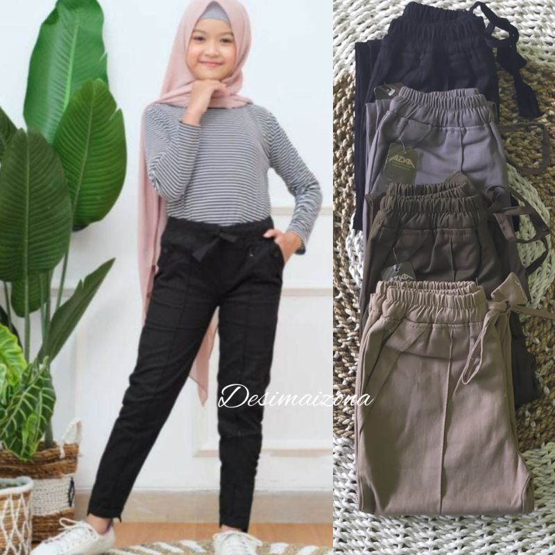 BAGGY PANT ANAK KATUN TUWIL,ALLSIZE:6-13 TAHUN,TERGANTUNG POSTUR ANAK