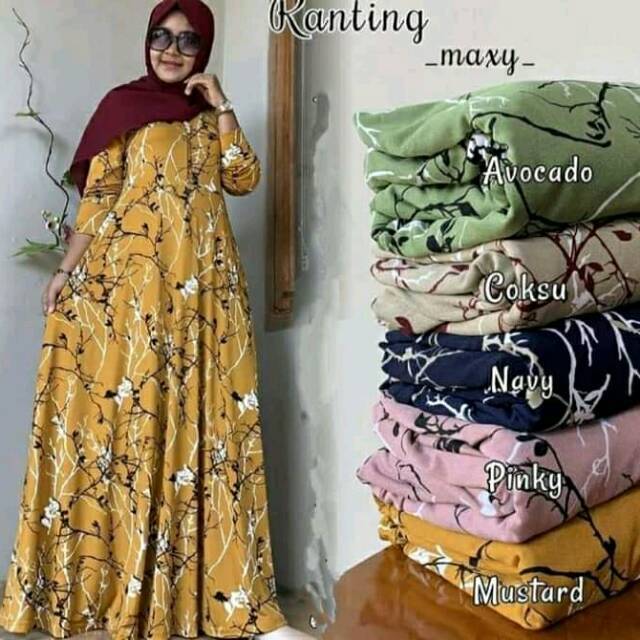 (COD) Gamis Misbie Tebal / Dress Misbee Busui / Pakaian Muslim Wanita