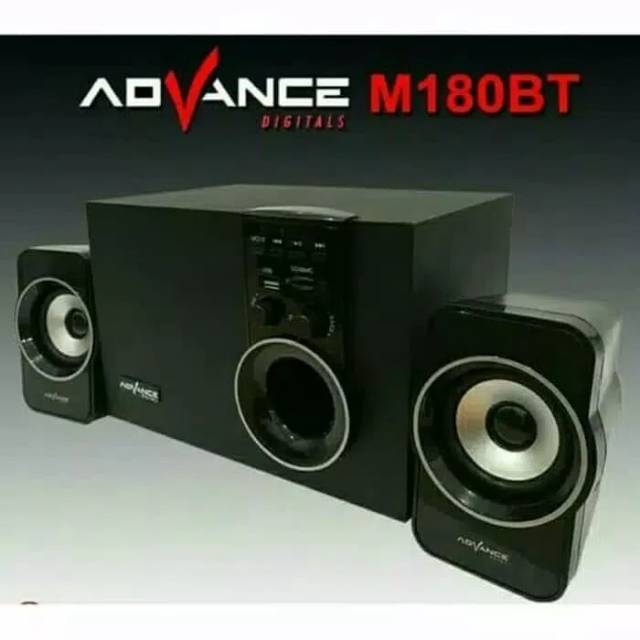 Speaker Bluetooth Aktif Advance M180BT Portable Subwoofer Bass Speaker with FM Radio MP3