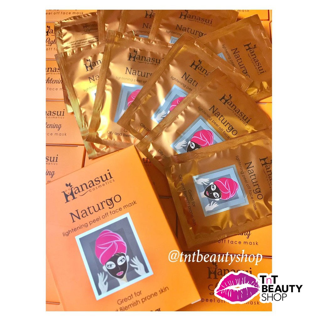 [BPOM] Naturgo BPOM / Hanasui Naturgo / Masker Lumpur Lightening / Anti Aging Mask 100% Original