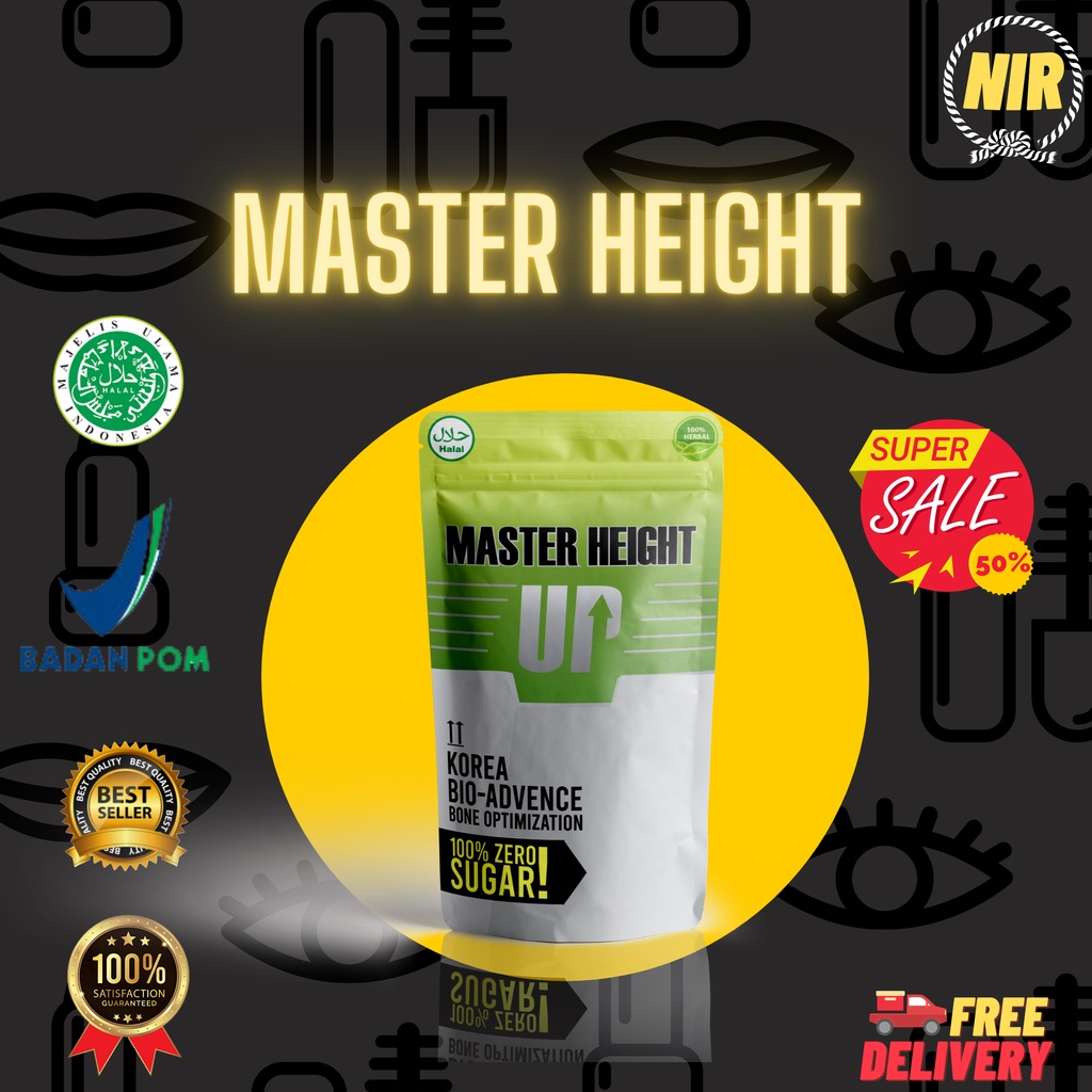 

MASTER HEIGHT–Peninggi Badan Original Terlaris / susu penambah tinggi badan