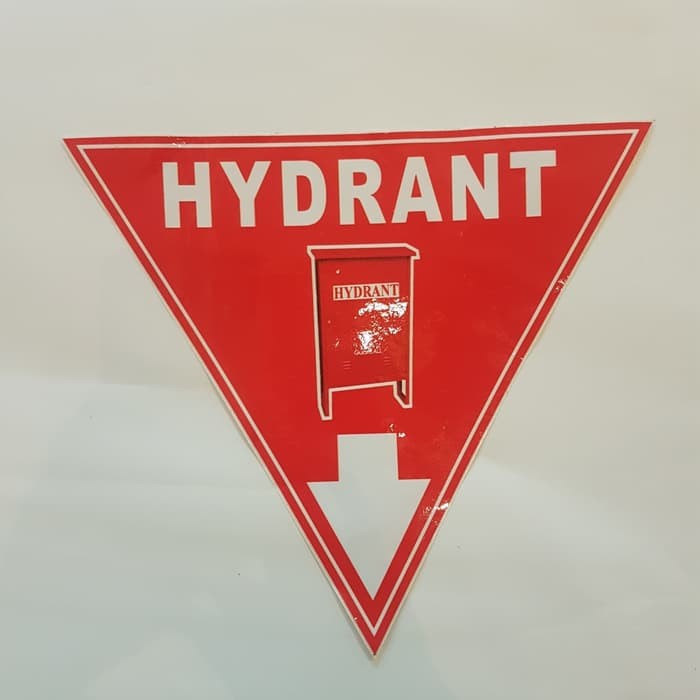 

LABEL SAFETY K3 STICKER SEGITIGA HYDRANT UK 30X30CM RAMBu LAMINATING