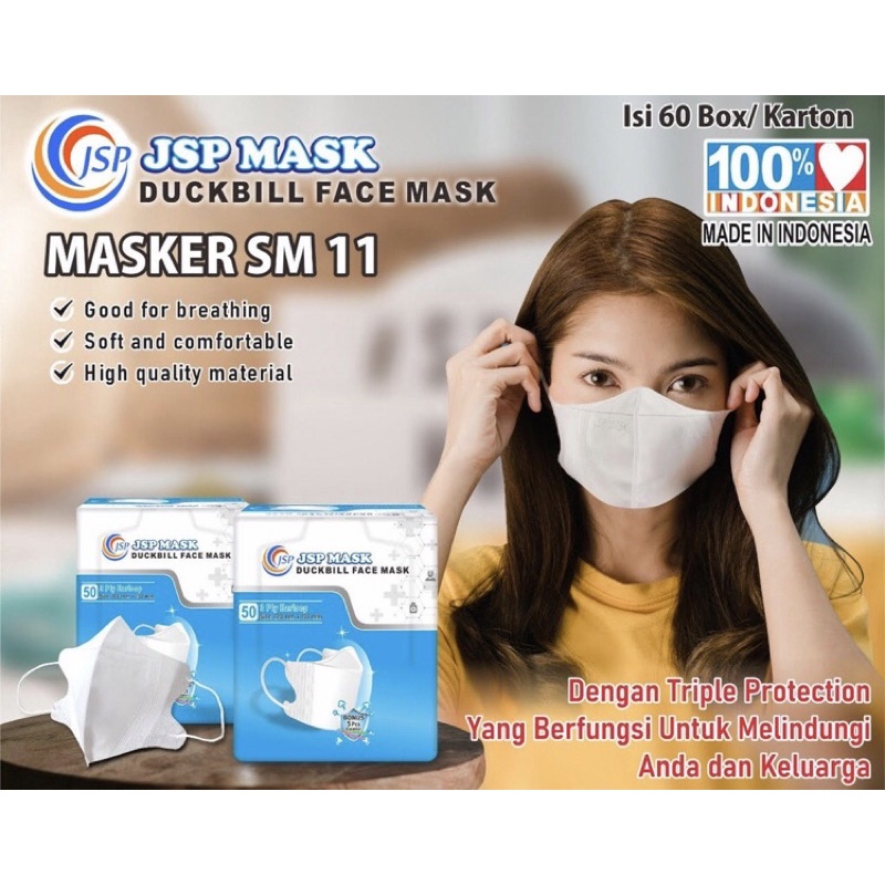 Masker duckbil jsp mask isi 50