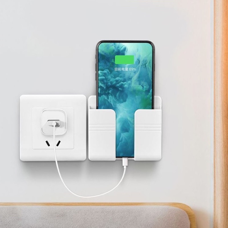 Rak Charger HP Tempat Gantungan Hp Dinding Handphone Holder