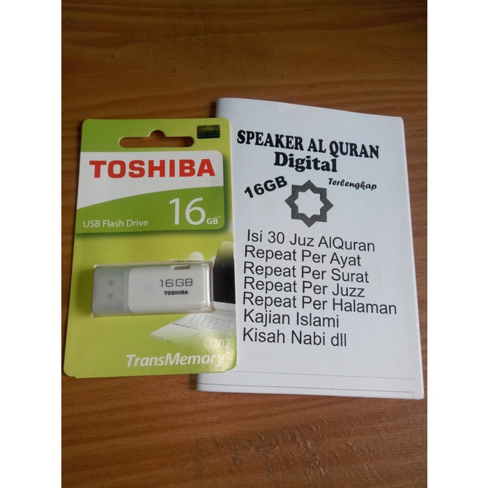 Sale Flashdisk Alquran 16Gb Toshiba Resmi / Flashdisk Speaker Alquran Trendi