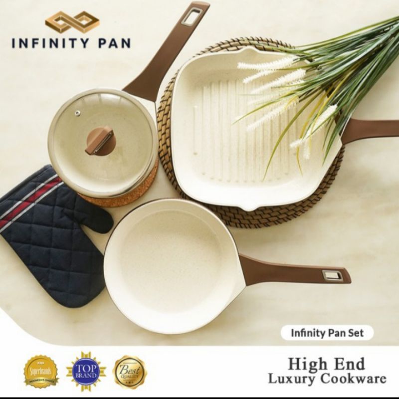 BOLDe Infinity Pan Set 3+1