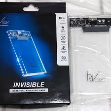 EXTERNAL HARDDISK CASE 2.5 NYK INVISIBLE USB 3.0 TRANSPARAN