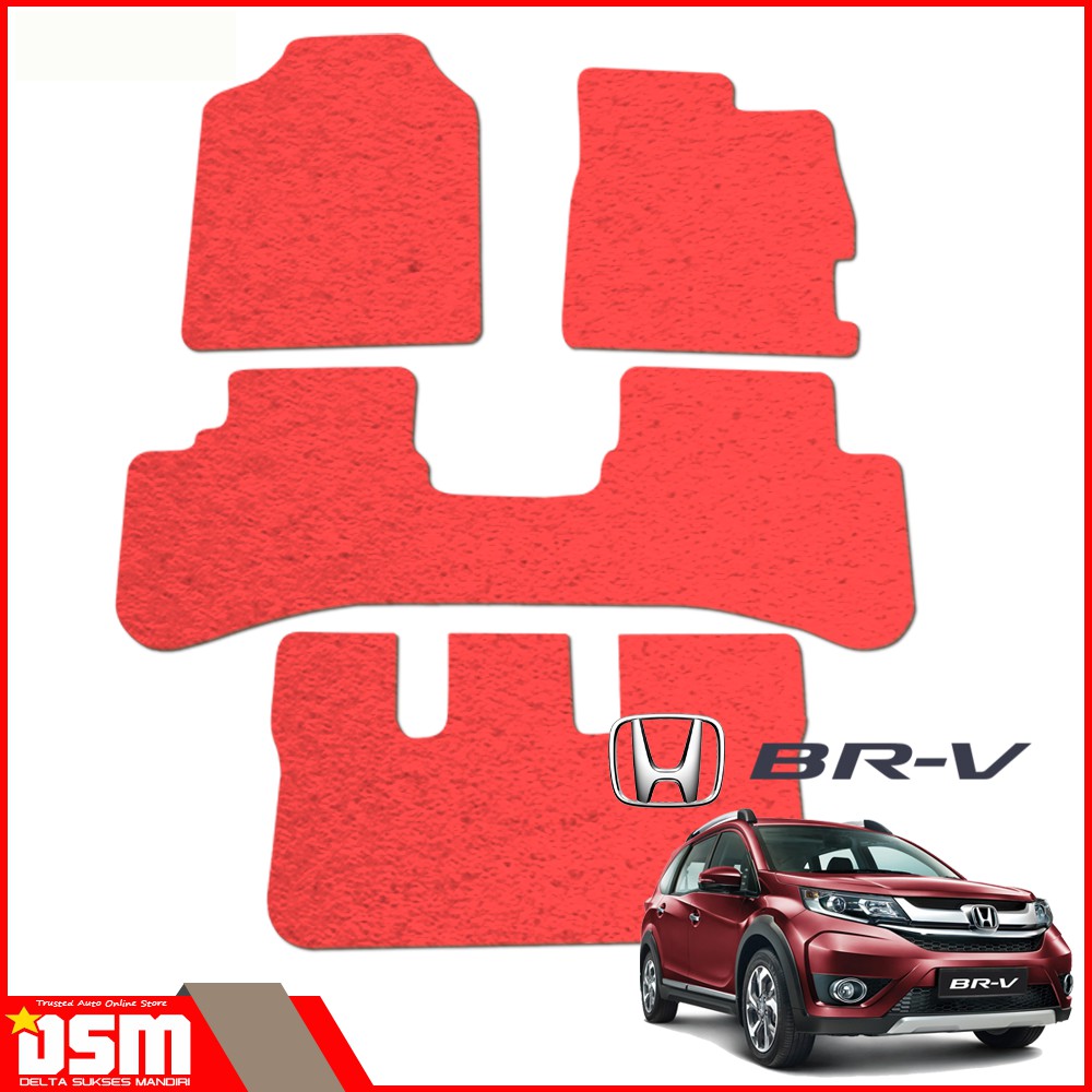 Karpet Mobil Honda BRV - 3 BARIS / Karpet Mie BRV / Aksesoris Mobil BRV / DSMkarmob