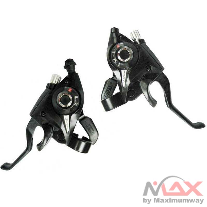 Speed Shifter Handle Brake Rem Sepeda 7 Speed 2 PCS aksesoris sepeda elektrik MTB bicycle