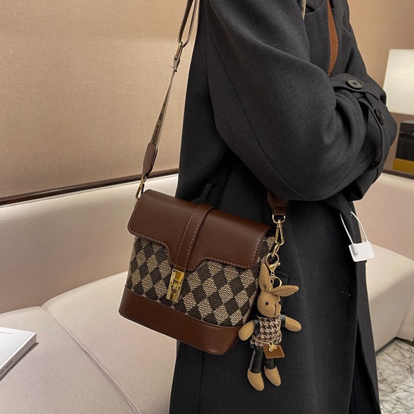 BJ43332 - BLACK/BROWN/COFFEE - TAS WANITA FASHION IMPORT MODIS ELEGAN TERMURAH TERLARIS TERBARU BAGSTORE JAKARTA TAS BATAM BQ3332
