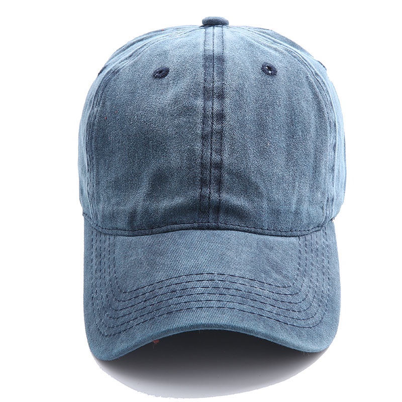 Topi Baseball Warna Hitam Gaya Amerika Untuk Pria
