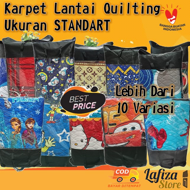 Karpet Lantai Terlengkap Beragam Motif/Corak/Karakter Karpet Lantai Rumah / Karpet Lantai Quilting Standar ukuran 230/140