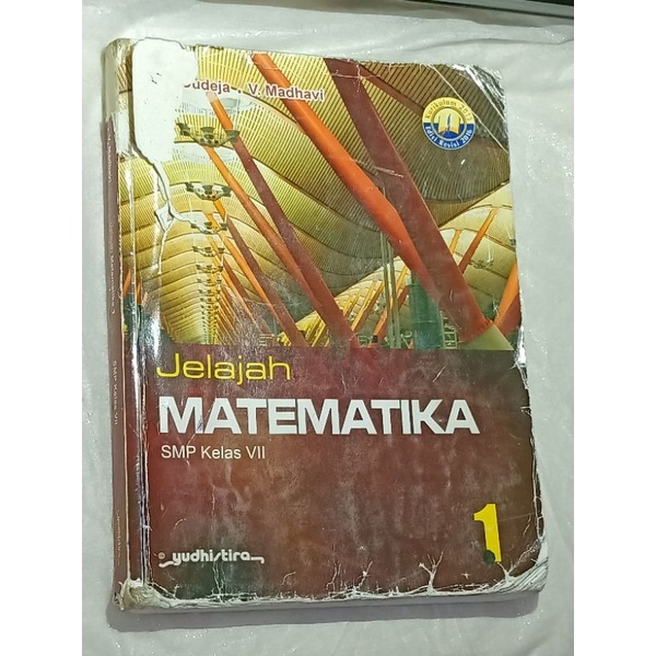 BUKU JELAJAH MATEMATIKA YUDHISTIRA KELAS 1SMP BUKU BEKAS JELAJAH MATEMATIKA YUDHISTIRA