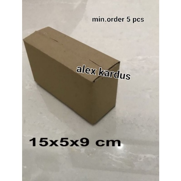 

Kardus / box / 15x5x9 cm / karton packing polos baru ST