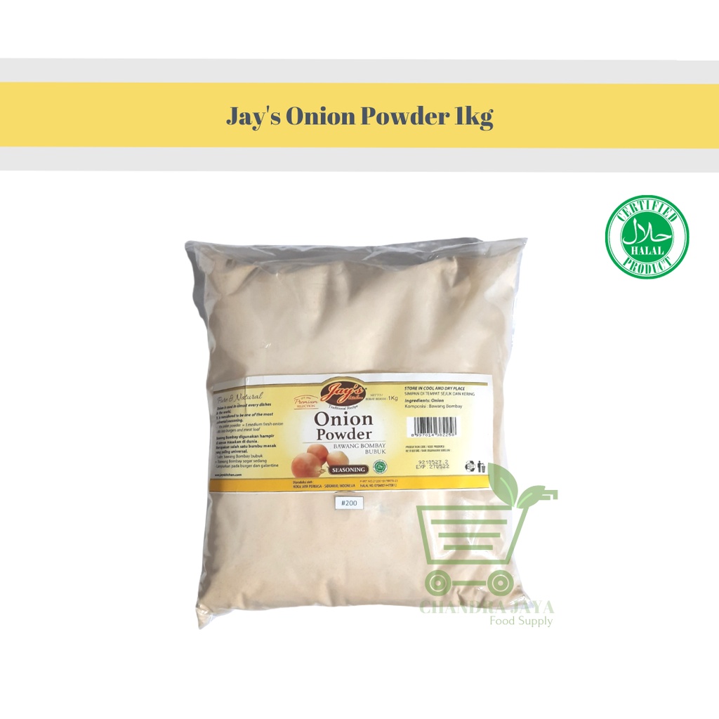 

Jays Onion Powder 1kg - Bawang Bombay Bubuk