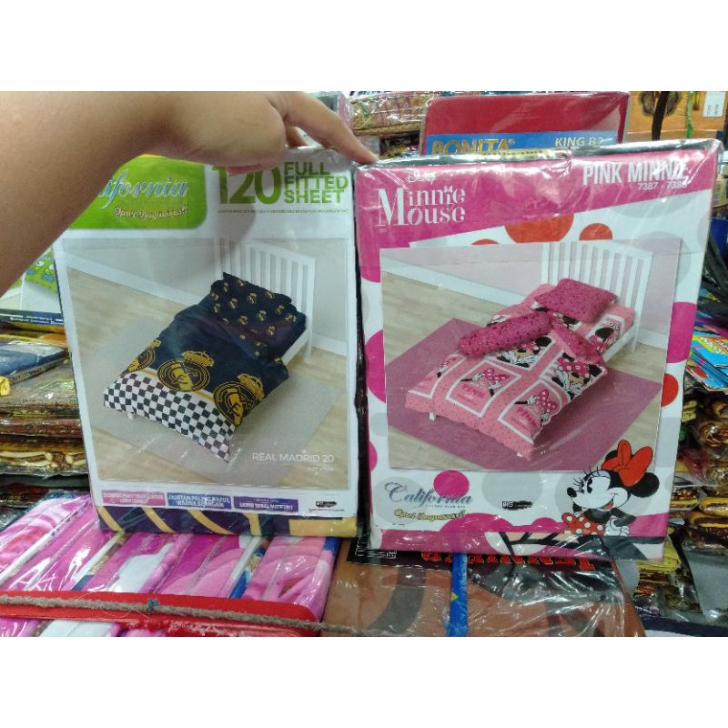 sprei California ukuran 120x200