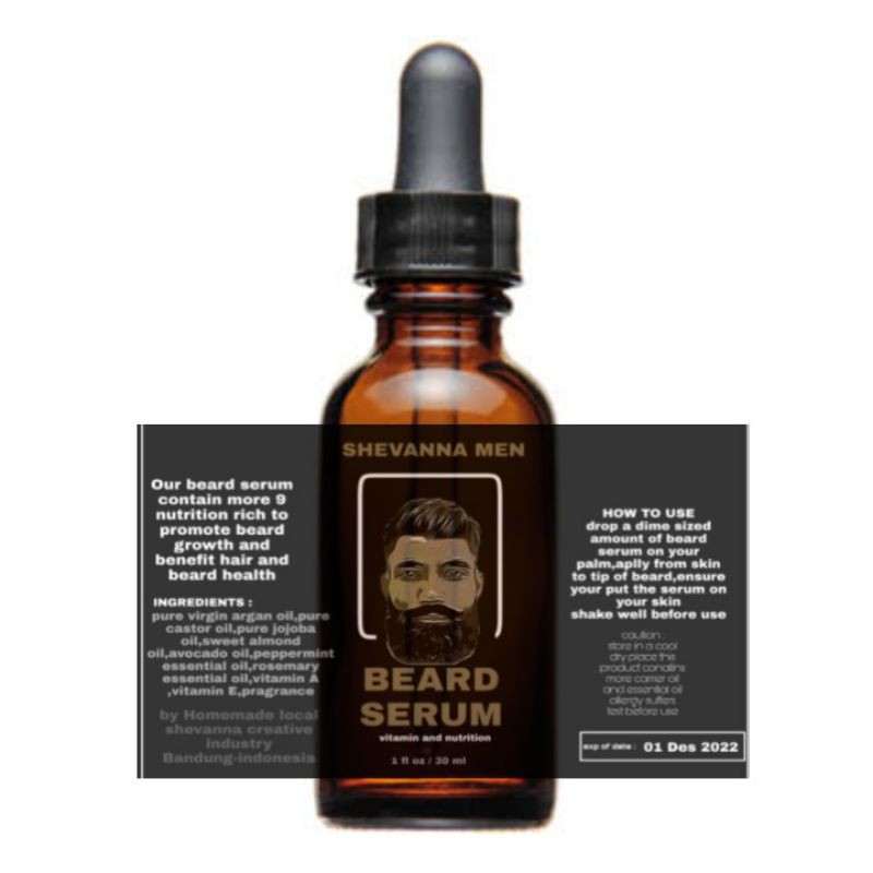 Beard serum obat penumbuh jenggot brewok jambang alis dan rambut