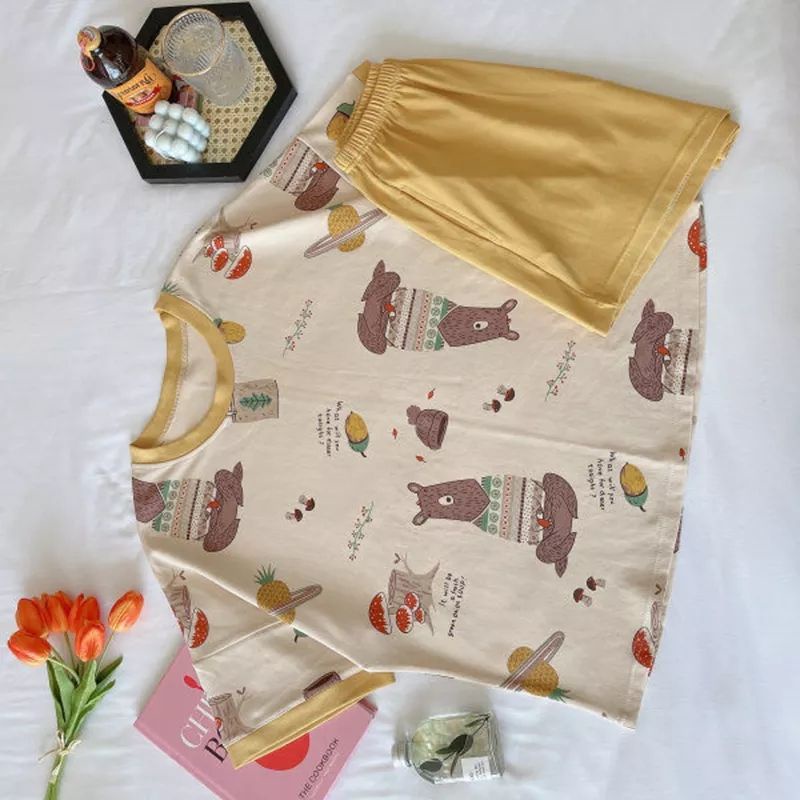 Piyama Setelan Import Piyama Hotpant Piyama Murah Import Baju Tidur Wanita Dewasa Import HPF