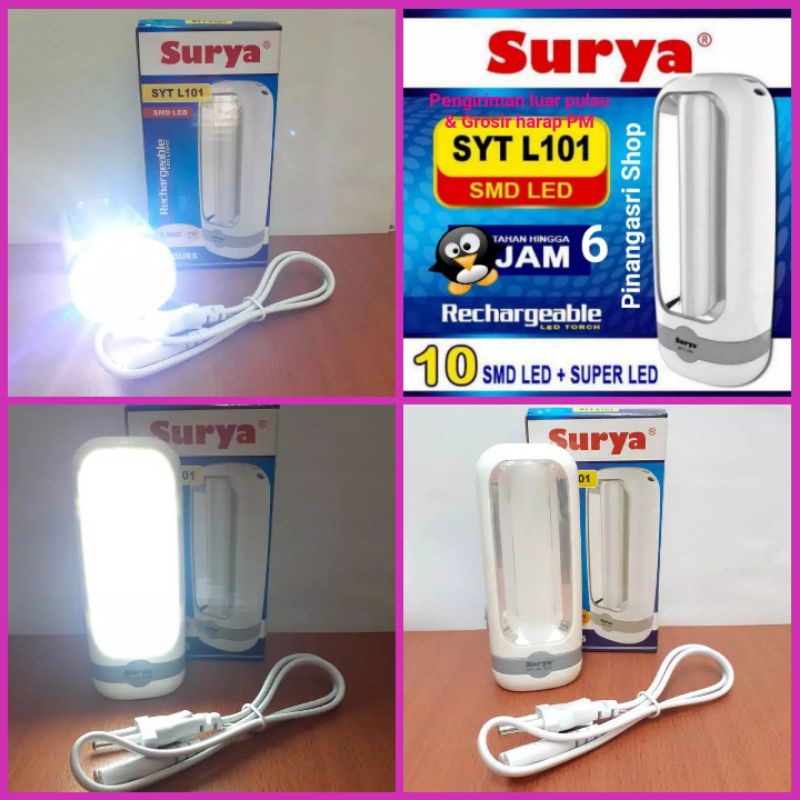 LAMPU+SENTER EMERGENCY SURYA+