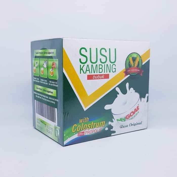 Susu Kambing My Goat Original GoldWith Colostrum Asli  Box (isi 10 Sachet)