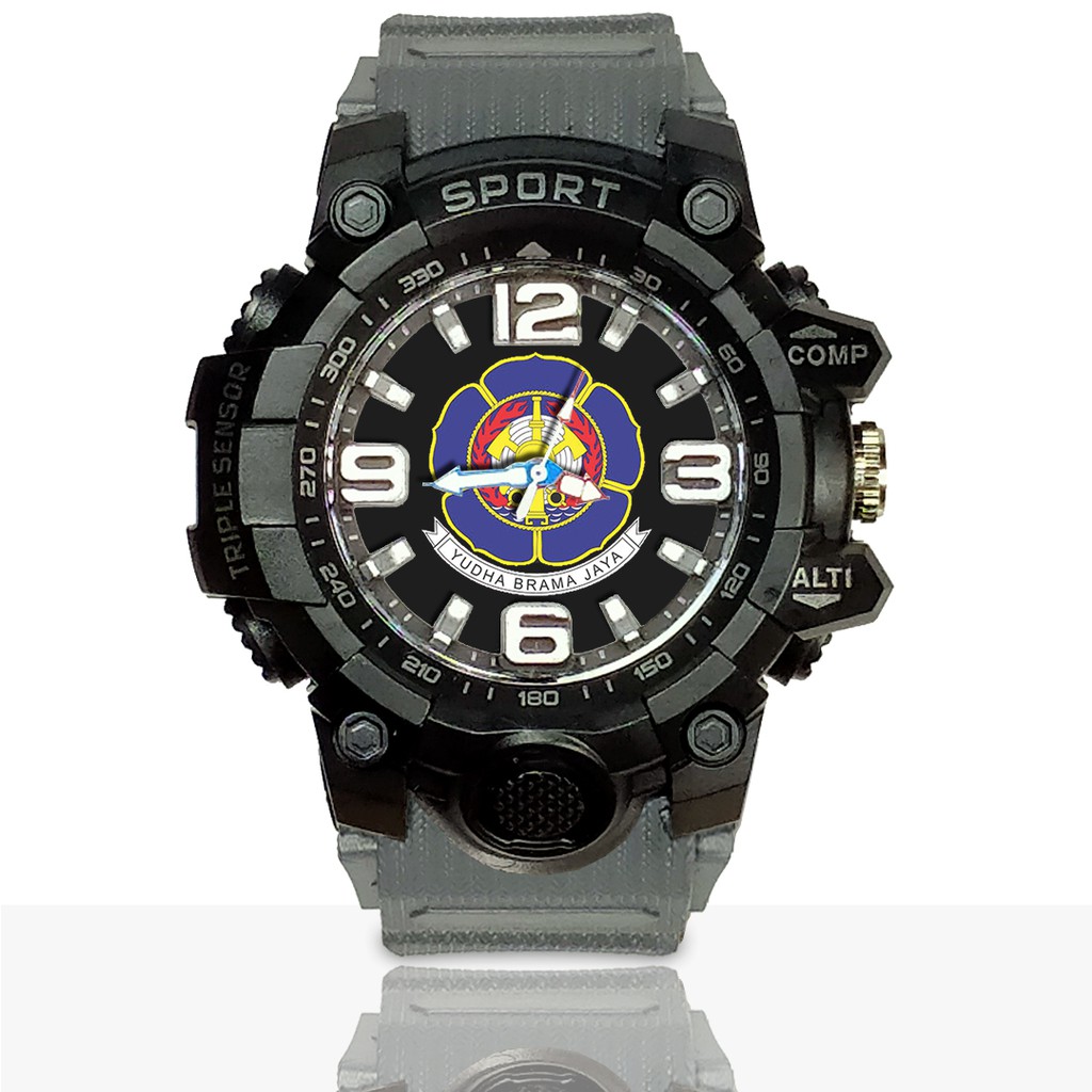 Jam Tangan Custom DAMKAR Ruber- Water Resistant