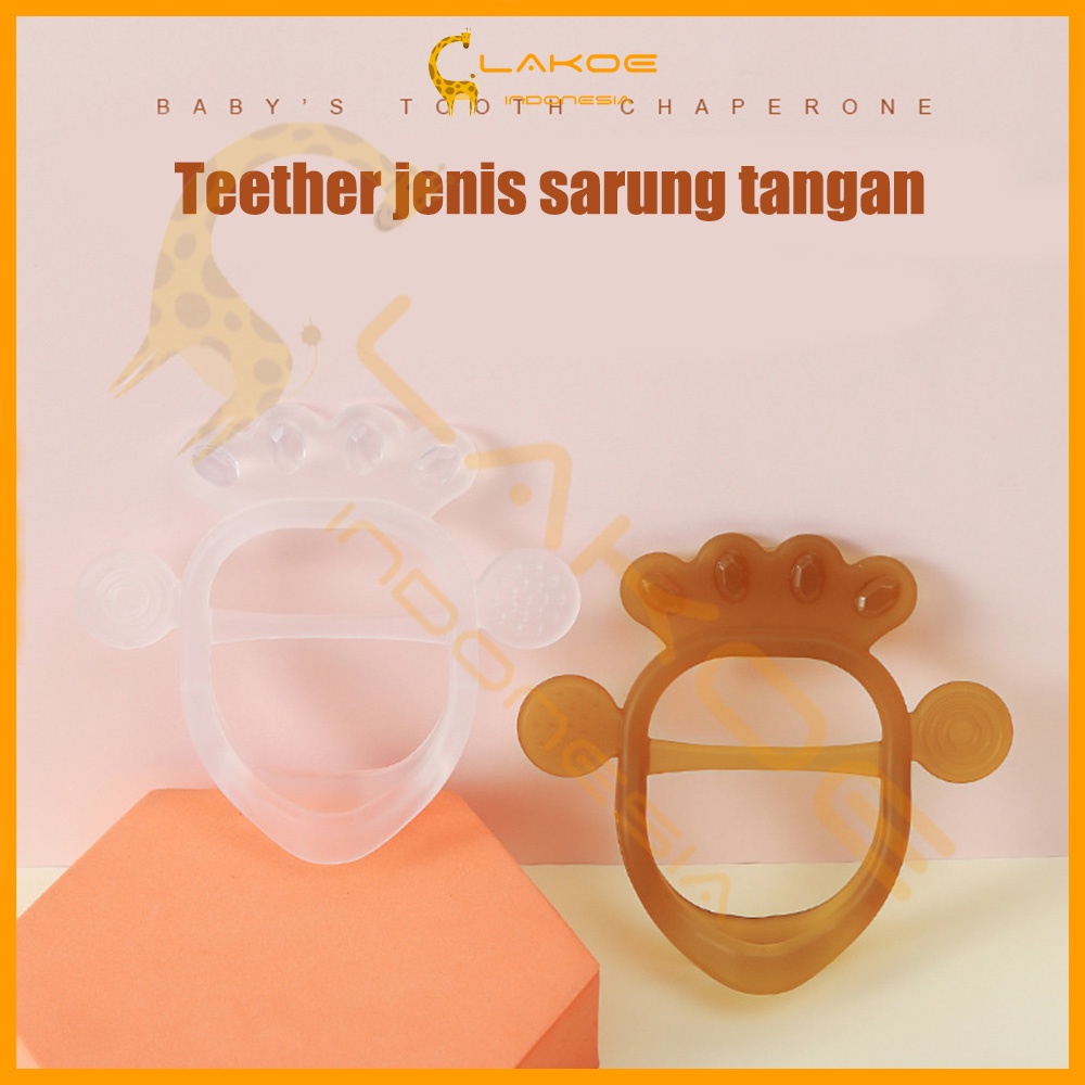 Lakoe Mainan teether bayi Gelang gigitan bayi Bahan silikon BPA FREE