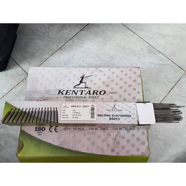 Kawat Las Listrik 2mmx300mm Welding Electrodes Kentaro 50pcs