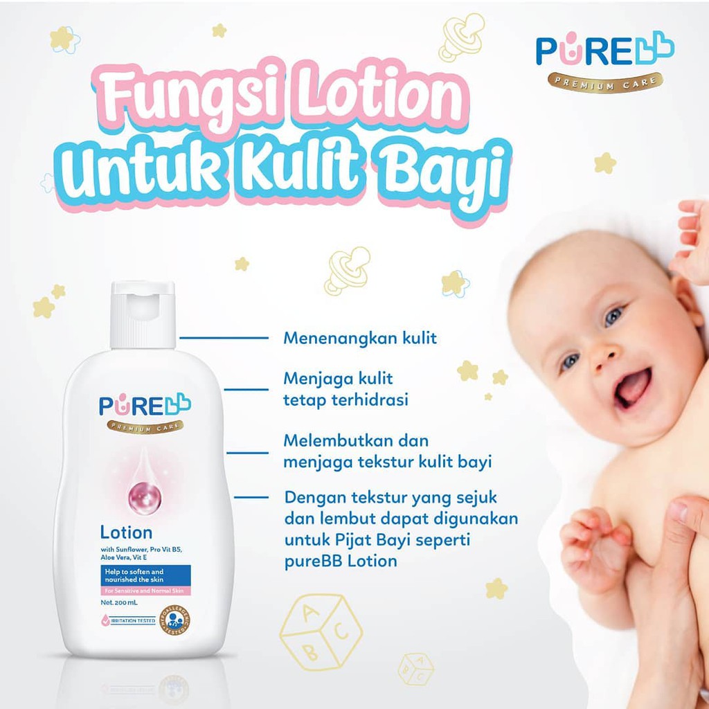 Pure Baby Lotion Bayi Daily 80ML