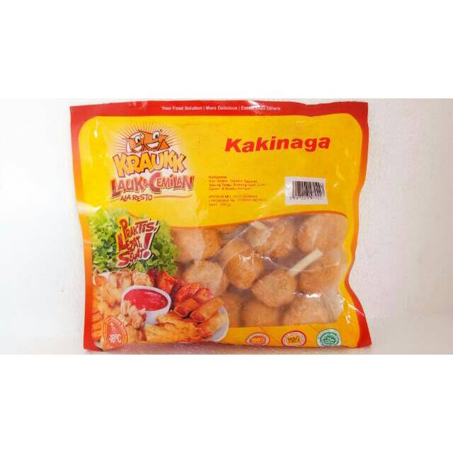 Kaki naga frozen food kraukk makanan siap saji sehat halal non MSG