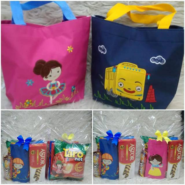 

souvenir tas tenteng bordir & snack