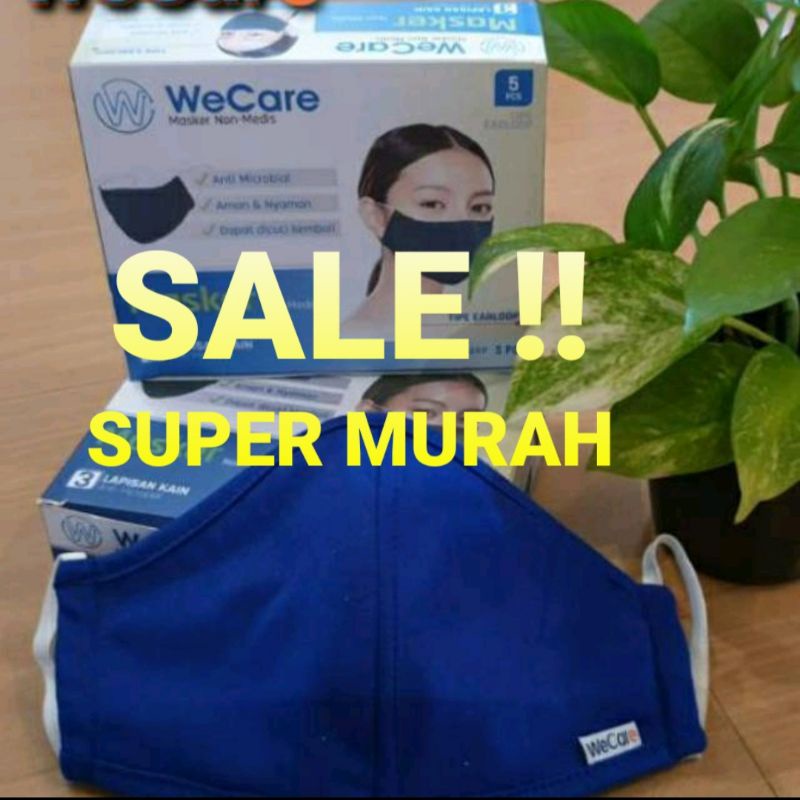 Masker Kain 3 Ply WeCare Non Medis ( Pcs ), Ami Health Scuba