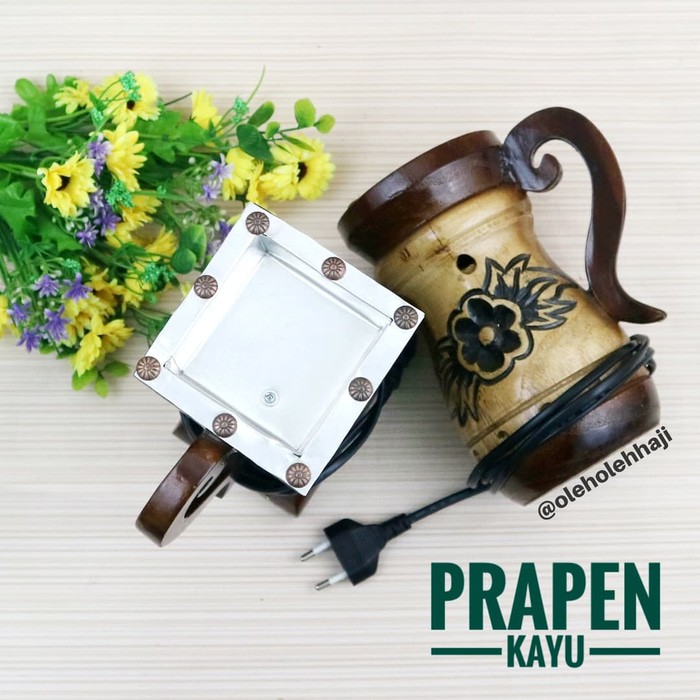 Tempat Dupa Prapen Listrik Kayu
