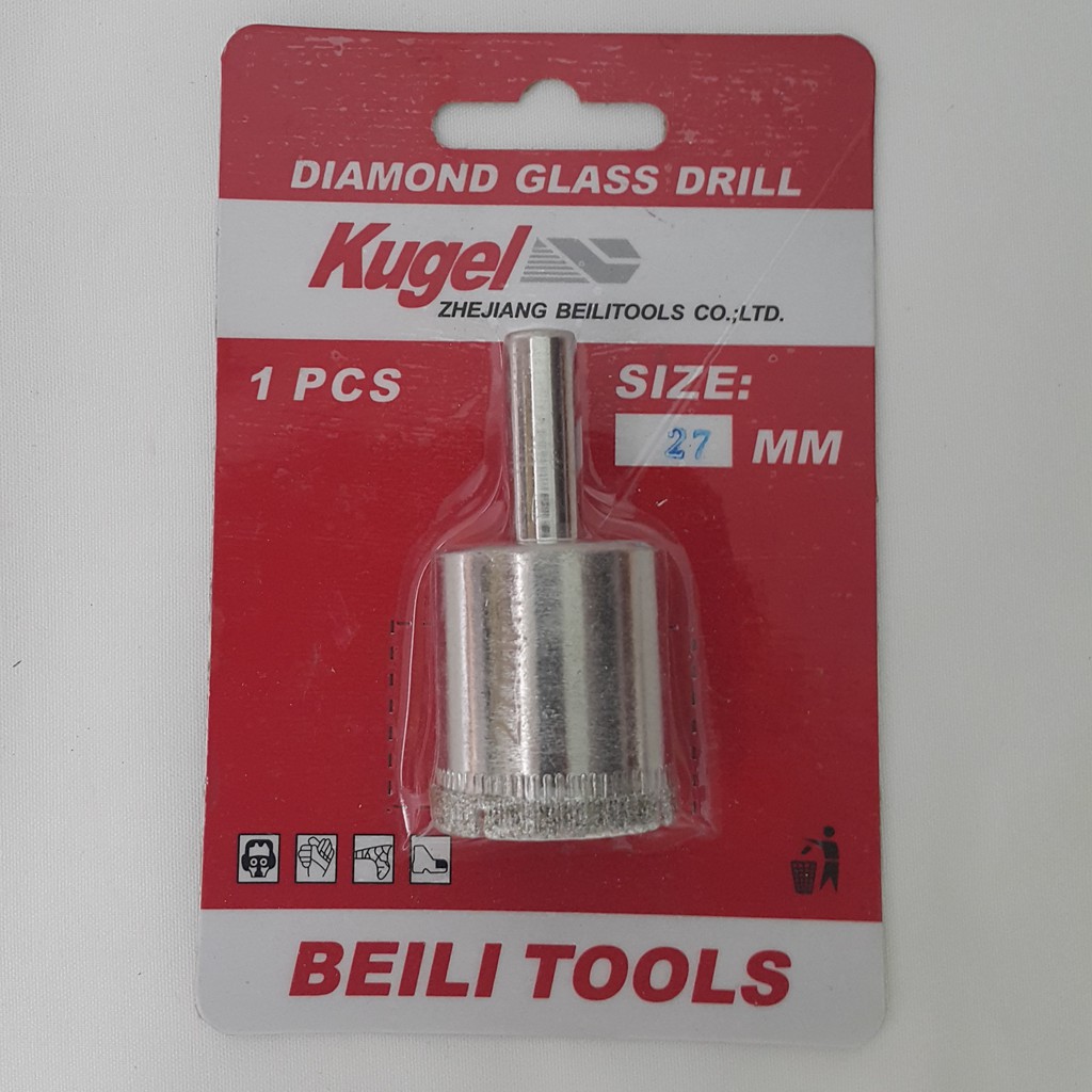 KUGEL DIAMOND CORE FOR GLASS 27 MM - MATA BOR KACA 27 MM