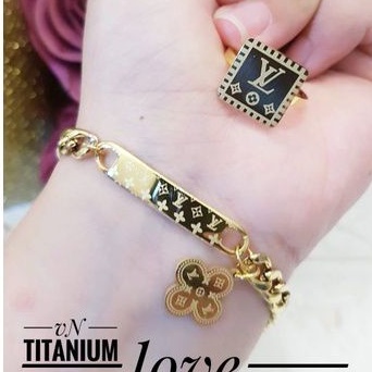 TiTanium set gelang cincin p538